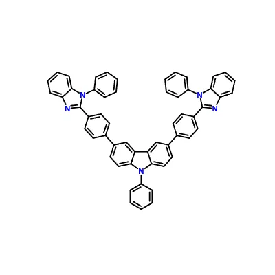 CAS 1258780-50-5|9-فنیل-3،6-بیس[4-(1-فنیل-1H-benzimidazol-2-yl) فنیل]{{ 9}}H-کاربازول