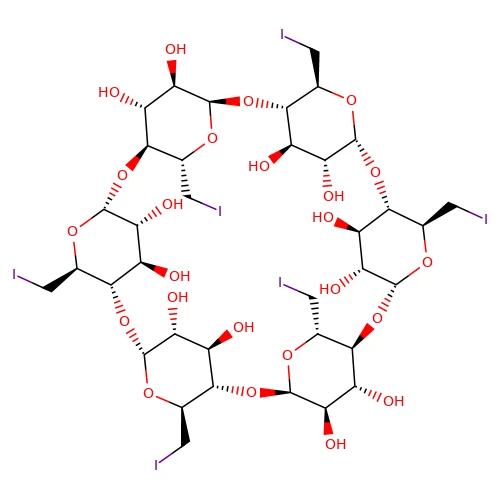 CAS:131105-41-4|6-دئوکسی-6-iodo-a-cyclodextrin