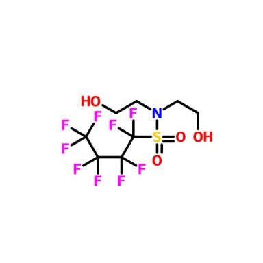 CAS 34455-00-0|۱،۱،۲،۳،۳،۴،۴،4-nonafluoro-N، N-bis(2-هیدروکسی اتیل)بوتان-1-سولفونامید